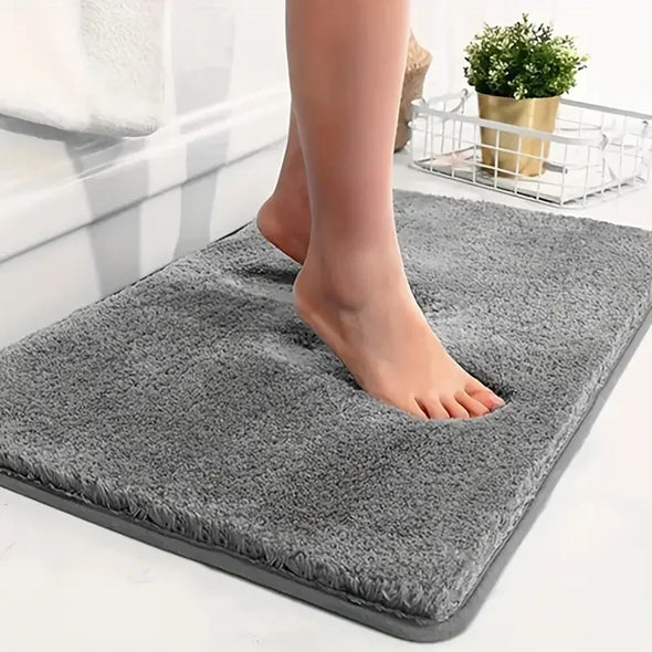 Anti-slip bathroom floor mat